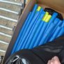 12 ft Trampoline (Plum) & ladder & tie down kit Image 10