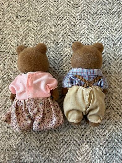 Rare Sylvanian Families Marmalade Bear Grandparents (Quincy & Clementine)