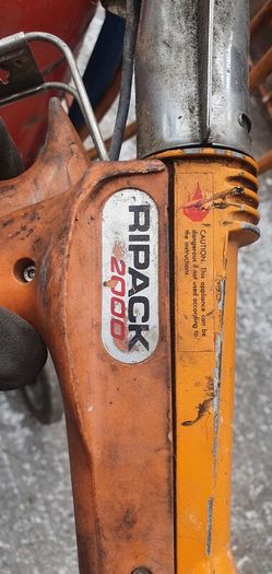 Gas Propane Torch, Ripack 2000, gas and trolley