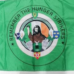 Blanket man Irish Republican hunger striker flag 3ft x 2ft.