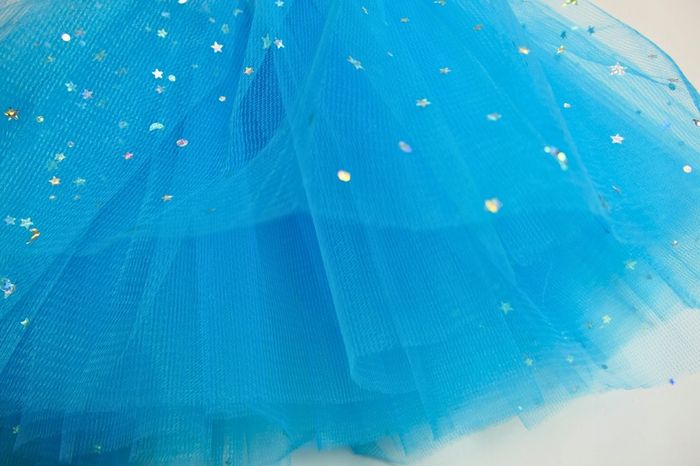 Children's blue tulle skirt one size