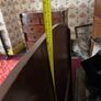 Vintage walnut bed Image 4