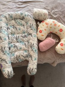 Baby Comfort Set Nursing Pillows, Baby Nest and Baby Wrap