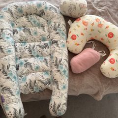 Baby Comfort Set Nursing Pillows, Baby Nest and Baby Wrap