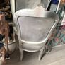 Painted Plush Armchair Image 3