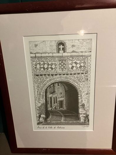 Framed prints of castles