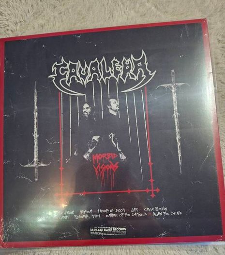 Cavalera Morbid Visions Ltd Red Black Split Vinyl Sealed 1000