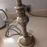 Brass Style Table Lamp Without  Shade.  New Image 2