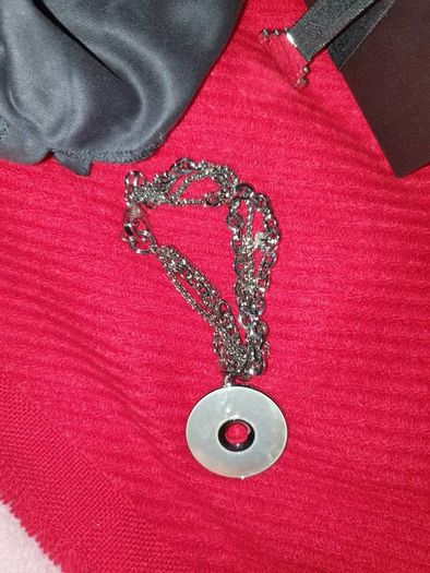 silver armani Jewellery Set