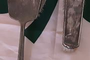 Art decco style brushes, ( Hall mark's)