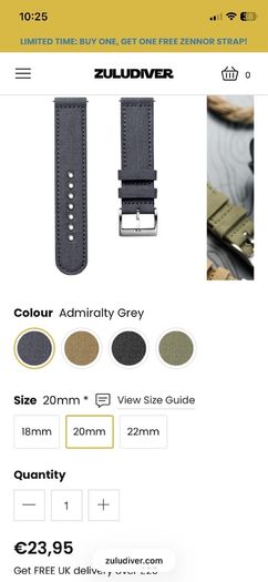 Zuludiver Watch straps