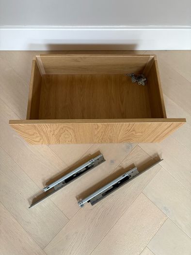 BESTA complete drawer, oak effect