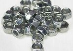 (25pcs) M5 Nylon Insert Hex Lock nuts
