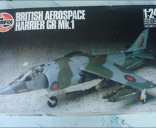 Vintage Airfix British Aerospace Harrier GR MK.1 - 1:24 Scale