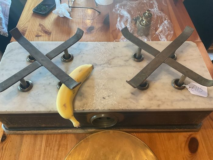 vintage weighing