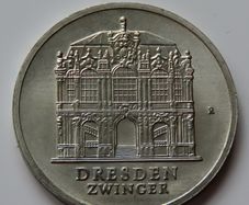 Rare Dresden (Zwinger destruction) 5 Mark 1985 East Germany DDR