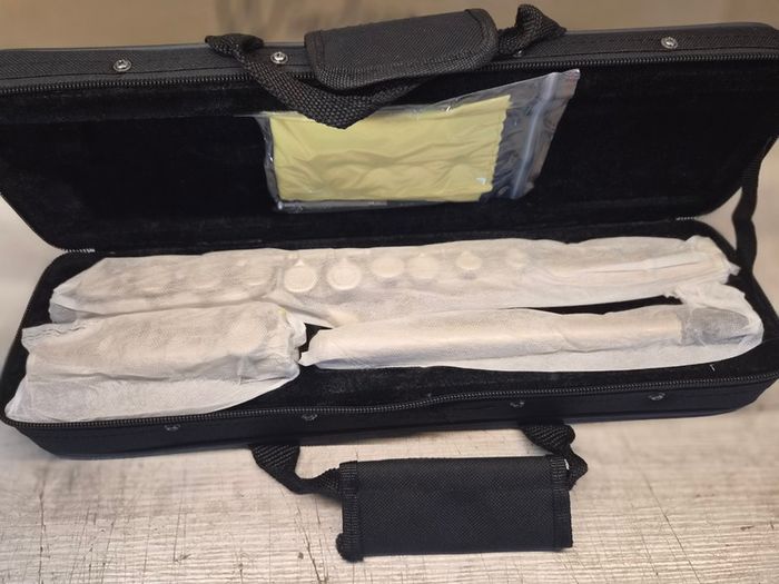 Windsor MI-1002 Student Nickel Plated Flute With Split E Key Includes Hard Case