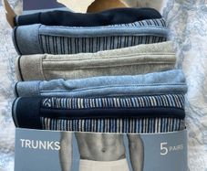 5 Pack Pure Cotton M&S Boxer Trunks