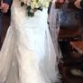 Wedding dress & accessories  - size 10 Image 2