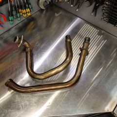 Honda Bros Exhaust downpipes no damage