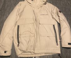 Rare Moncler X Rolling Stones Beige Jacket. Discontinued. Size [s]