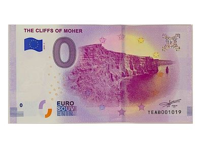 Cliffs of Moher  Souvenir Note - "Now Sold Out"