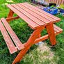 Handmade wooden bench Image 2