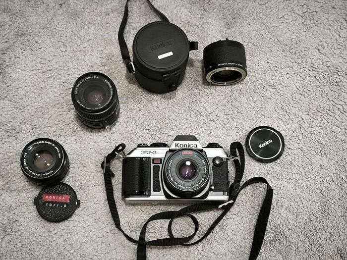 Konica Ft-1 montor with lensens