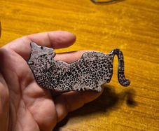 Modern Big Panther Brooch