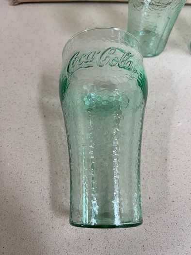 Coca Cola Set of Four Plastic Glasses