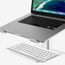 Laptop Stand, Ergonomic Adjustable Computer Stand, Aluminium Alloy Height Holder Riser Compatible with MacBook Air Pro, Dell, HP, Lenovo Samsung (More 11-17" Laptops) Image 6