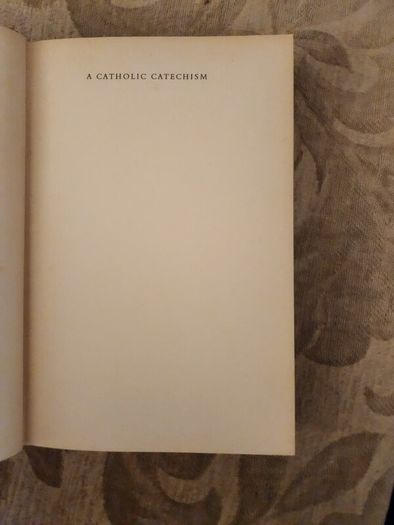 A Catholic Catechism. Popular Edition.  4th Edition 1959 Hardback Book In Good Condition. See Photos For Same.