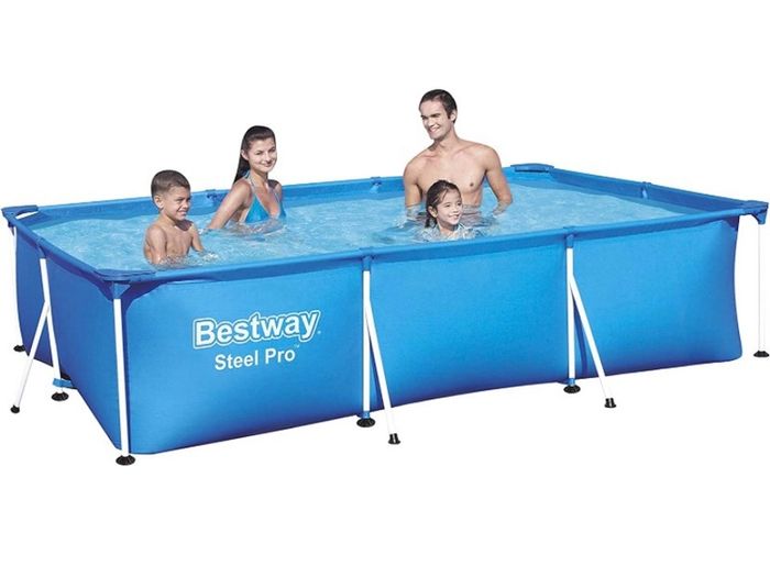 Rectangular Frame Swimming Pool, Steel Pro, 9.1 ft (FREE POSTAGE)