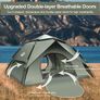 Camping Tent Automatic 2-3 Person Instant Tent Pop Up, Double Layer Waterproof & Windproof Dome Tent Removable Outer Easy Setup for Trekking, Families, Backpacking Image 6