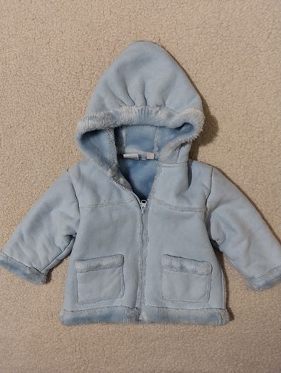 Warm Fleeced Lined Hooded Jacket