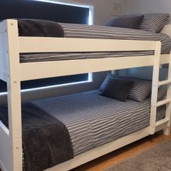 White/light grey Bunk Bed