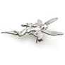 Vintage 1989 Sterling Silver Fairy Brooch, Full Birmingham Hallmarks Image 6