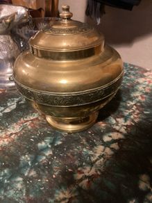 Indonesia brass bowl circa 1910 free postage
