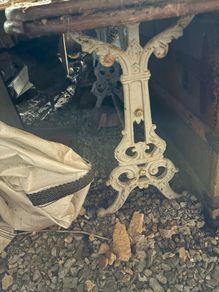 Vintage Cast  Iron Table