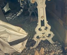 Vintage Cast  Iron Table
