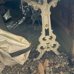 Vintage Cast  Iron Table