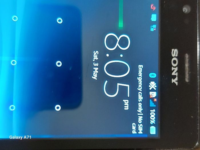 Sony Xperia M, Model C1905 in excellent cosmetic condition, Pin Locked, For parts or repair