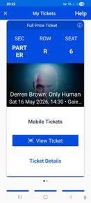 derren brown tickets