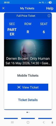 derren brown tickets