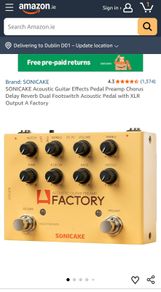 Sonicake Acoustic Guitar Pedal