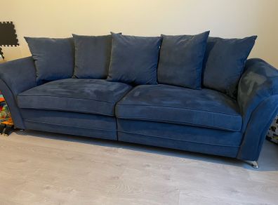 4 seater scatter back sofa