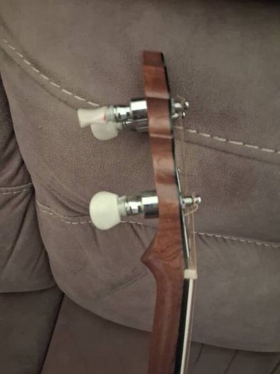 Hand made tenor banjo.
