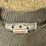 Off white wool jumper in blue brand new Image 3