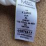 M&S pure linen men's white short sleeve shirt Image 3