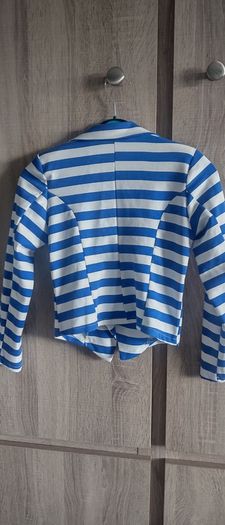 stripe crop padded blazer size xxs xs s m